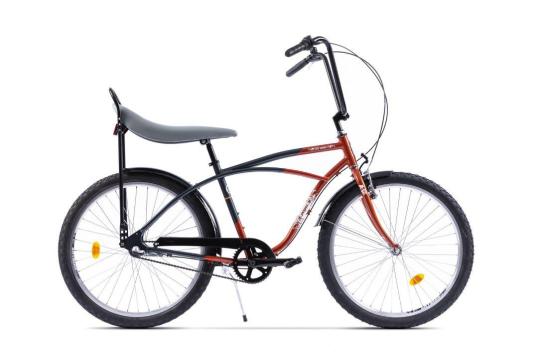 Bicicleta Pegas Strada 1 26'' aluminiu 3S cupru, gri