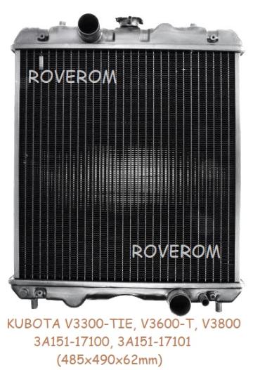 Radiator apa Kubota V3300, V3600, V3800, Kubota M8200, M9000 de la Roverom Srl