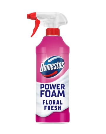 Solutie curatare baie, Domestos Power Foam Floral, 435 ml de la D.R.S. Birotic Distribution S.r.l.