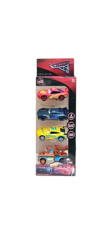 Jucarie set 4 machete din metal Cars 3 de la D.r.s. Birotic Distribution S.r.l.