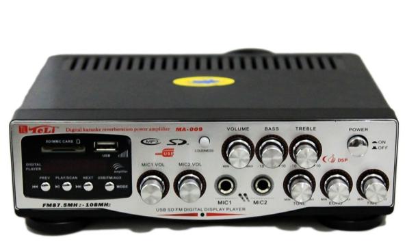 Amplificator audio - statie MA-009 2x30W cu USB/SD si MP3