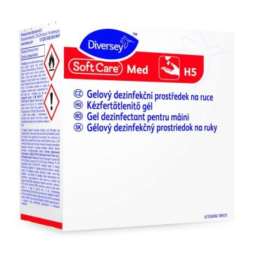 Gel dezinfectant pentru maini Soft Care Med H5 6x0.8L de la Xtra Time Srl