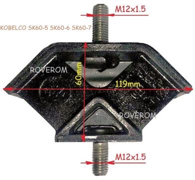 Tampon motor Kobelco SK60-5, SK60-6, SK60-7 de la Roverom Srl