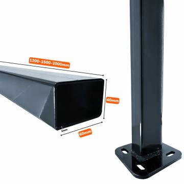 Pilon cu talpa sudata TPS, lucios, 1500 x 60 x 40 x 2mm