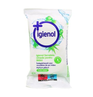 Servetele umede pentru maini Igienol - Aloe Fresh - 15 buc. de la Medaz Life Consum Srl