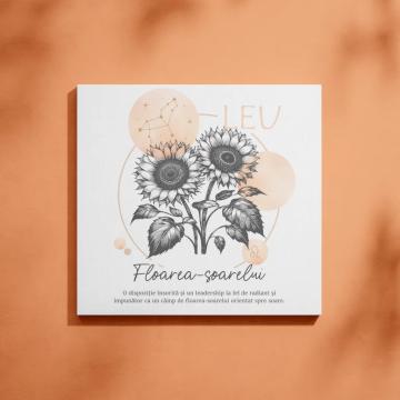 Tablou canvas Leu - Floarea-Soarelui de la The Darwin Project Srl