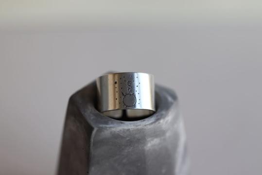 Inel din argint cu Micul Print pe planeta de la Raw Jewellery Srl