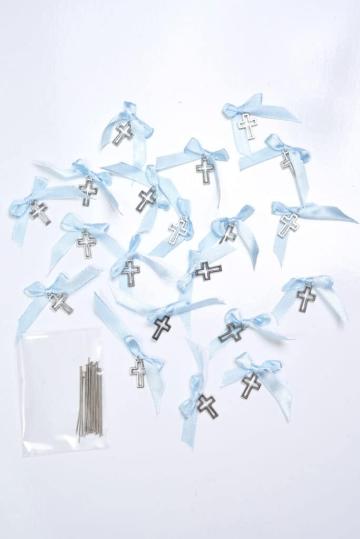 Cruciulite botez - Marturii - bleu