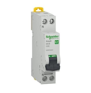 Siguranta automata Schneider Easy9 1P+N 20A