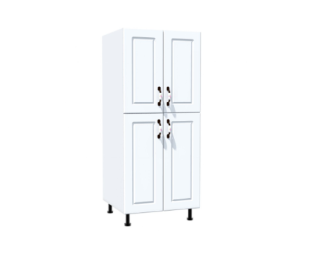 Soldat bucatarie Zebra MDF alb, 4 usi 600 x 1422 x 550 mm