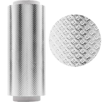 Folie aluminiu Embosata vopsit suvite 15 cm x 100 metri de la Mezza Luna Srl