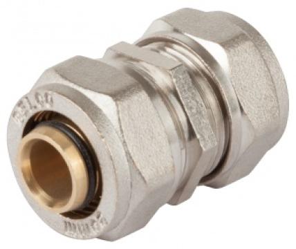 Conector dublu pentru pexal / 26mm de la PDET Atlantic Distribution Srl