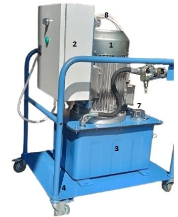 Grup hidraulic cu motor trifazic