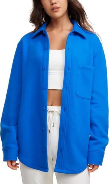 Camasa femei casual, larga, cu maneca lunga cu nasturi de la Molifag Srl