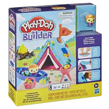 Set plastilina Play Doh Builder, Set camping de la Novator Impex Srl