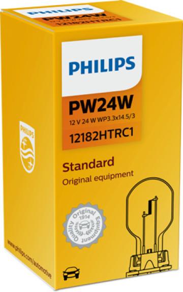 Bec 12V PW24W HTR Hiper Vision Philips de la Auto Care Store Srl