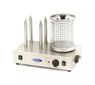 Aparat profesional hot dog 4 tepuse