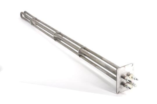 Rezistenta tubulara inox Aisi 316 cu flansa patrata 70A 50 m de la Caldor Heat &Engineering Srl