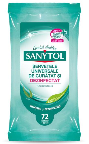 Servetele dezinfectante multisuprafete Sanytol - 72 buc de la Medaz Life Consum Srl