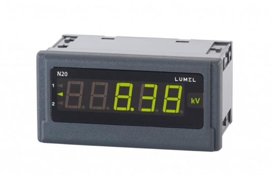 Aparat de masura digital Lumel N20-1200008, PT100, -50...400 de la Braistore Srl