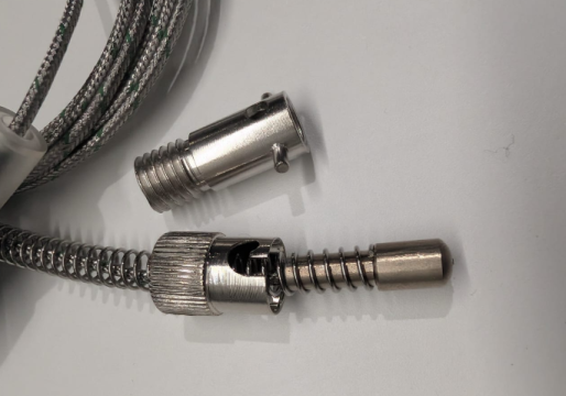 Termocuplu K, O8 mm, baioneta M12, cablu 2 m