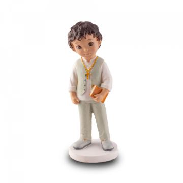 Figurina baiat crestin cu Biblia si Lant - deKora de la Lumea Basmelor International Srl