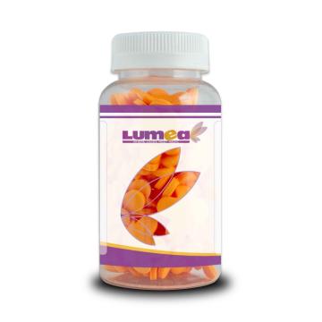 Decor tort Floricele din zahar, portocaliu cu miez rosu, 60g