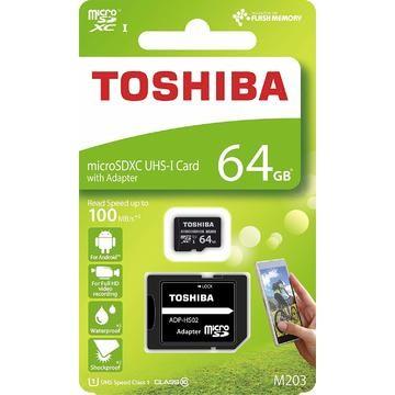 Card memorie Toshiba microSDHC 64GB Class 10 UHS I de la Color Data Srl