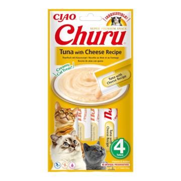 Hrana umeda Churu pentru pisici reteta ton cu branza de la Club4Paws Srl