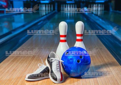 Imagine comestibila tort din zahar, Bowling 1 de la Lumea Basmelor International Srl