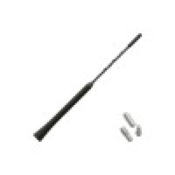 Antena auto exterior neagra 24 cm cu 2 adaptoare (5-6mm) de la Auto Care Store Srl