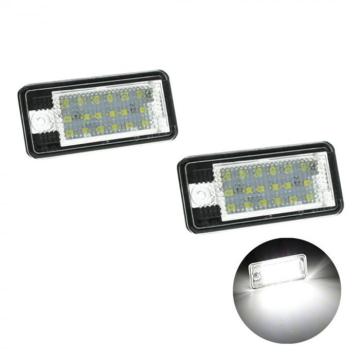 Set 2 lampi LED iluminare numar Audi A3 A4 B6 B7 A6 4F Q7 A8