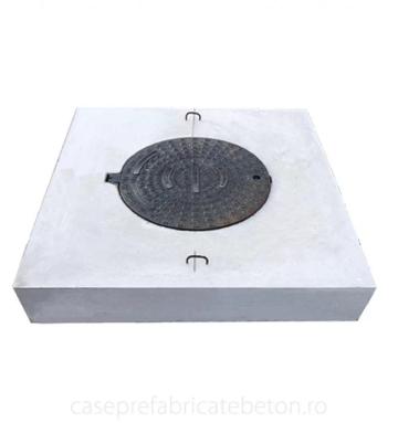 Capac camin 120x120x15cm din beton - rama fonta de 12.5 tone de la Andbas