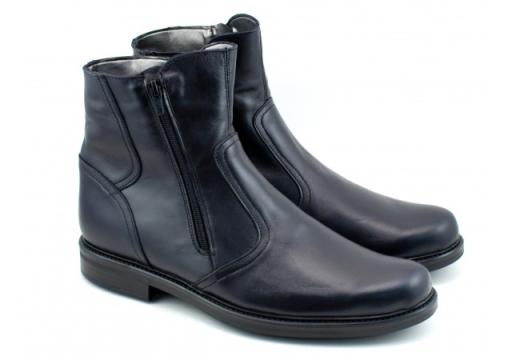 Ghete barbati piele naturala negre casual-elegante