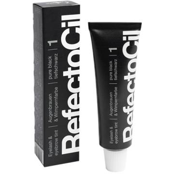 Vopsea gene si sprancene RefectoCil 15ml - 1 negru intens de la Mezza Luna Srl.