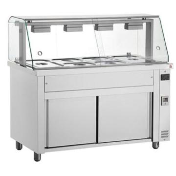 Bain Marie cu vitrina de sticla 3 x GN 1/1