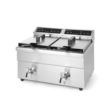 Friteuza dubla cu inductie 2x8 lt, corp inox