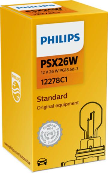 Bec 12V PSX26W Hiper Vision Philips