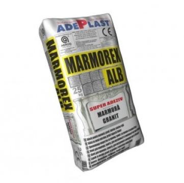 Adeziv pentru marmura si granit Marmorex 25kg alb de la PDET Atlantic Distribution Srl