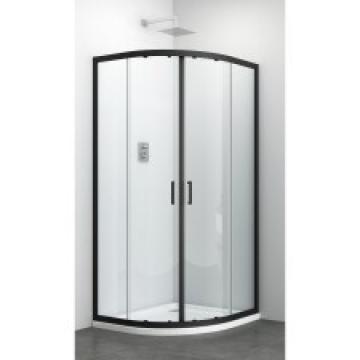 Cabina dus semirotunda Sanotechnik Sano Elite Black R80B de la PDET Atlantic Distribution Srl