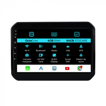 Navigatie Dedicata Suzuki Ignis (2016 - 2025), 9Inch, 4Gb Ra de la Nav Store