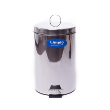 Cos de gunoi inox lucios, Limpio CX-12L de la Xtra Time Srl