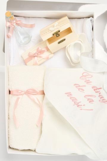 Trusou PureBebe botez - roz vintage de la Andreeatex