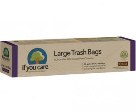 Saci menajeri din plastic reciclat 113.6l 10buc If You Care