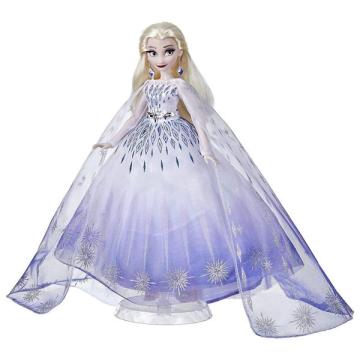 Papusa Disney Frozen, Style Series Holiday, Printesa Elsa de la Novator Impex Srl