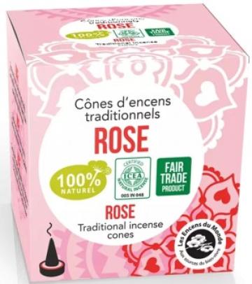 Conuri parfumate trandafir 12 buc Aromandise