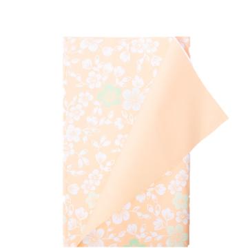 Folie celofan perlata cu 2 fete, flori, culoare somon de la Distinctiv Store Srl