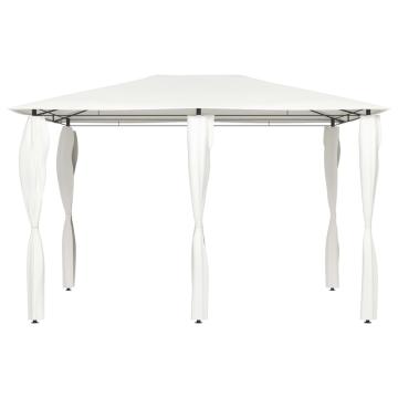 Pavilion cu huse pentru stalpi, crem, 3x4x2,6 m de la Comfy Store