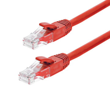 Patch cord Gigabit UTP cat6, LSZH, 3.0m, rosu - Asytech Netw