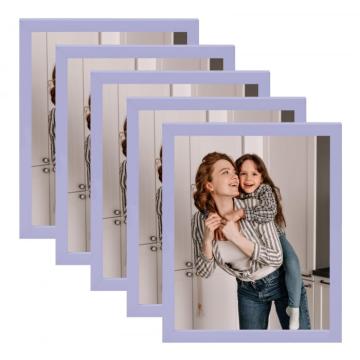 Rama foto din plastic violet deschis pentru fotografii de la Molifag Srl